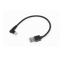 Gembird USB Type-C Male - USB Male 0.2m Black CC-USB2-AMCML-0.2M