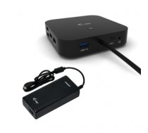 i-tec USB-C Dual Display Docking Station with Power Delivery 100 W + Universal Charger 112 W