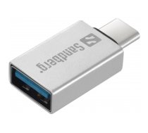 Sandberg USB-C to USB 3.0 Dongle USB 3.2 Gen 1 (3.1 Gen 1) Type-C Silver