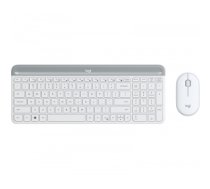 Logitech MK470 keyboard RF Wireless QWERTZ German White