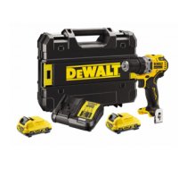 DEWALT DCD701D2-QW Cordless Drill 2x 12V 2Ah XR TSTAK Black, Yellow DCD701D2-QW