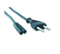Gembird PC-184/2 power cable Black 1.8 m Power plug type C C8 coupler