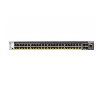 Netgear M4300-52G-PoE+ 550W PSU Managed L2/L3/L4 Gigabit Ethernet (10/100/1000) Black 1U Power over Ethernet (PoE)