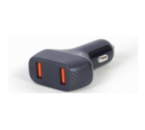 Gembird 2-port USB car Fast Charger 36 W Black TA-U2QC3-CAR-01