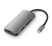 Sharkoon USB 3.0 Type C Multiport Adapter USB 3.2 Gen 1 (3.1 Gen 1) Type-C 5000 Mbit/s Gray
