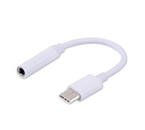 SAVIO USB Type 3.1 C (M) – Jack 3.5mm (F) Audio adapter White AK-35 AK-35