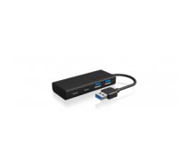 RaidSonic IB-HUB1426-U3 interface hub USB 3.2 Gen 1 (3.1 Gen 1) Type-A 5000 Mbit/s Black