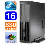 HP 8100 Elite SFF i5-650 16GB 240SSD DVD WIN7Pro