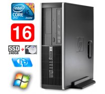 HP 8100 Elite SFF i5-650 16GB 240SSD+1TB DVD WIN7Pro