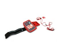 PLATINET IN-EAR EARPHONES + MIC SPORT + ARMBAND PM1070 RED [42930] PM1070R PM1070R