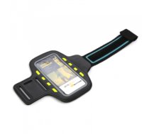 PLATINET SPORT ARMBAND FOR SMARTPHONE BLACK WITH LED POSLB POSLB