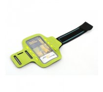 PLATINET SPORT ARMBAND FOR SMARTPHONE GREEN WITH LED POSLG POSLG