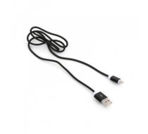 PLATINET UNIVERSAL USB FABRIC BRAIDED CABLE WITH MICROUSB-LIGHTNING DOUBLE PLUG 1M BLACK [43474] PUCDPFB1B PUCDPFB1B