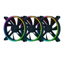 Razer | Kunai Chroma RGB 140mm LED | PWM Performance Fan - 3 Pack | Hydraulic​ RC21-01810200-R3M1