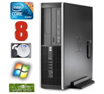 HP 8100 Elite SFF i5-650 8GB 2TB GT1030 2GB DVD WIN7Pro