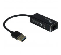 Inter-Tech ARGUS IT-810 USB 3.0 RJ-45 Melns