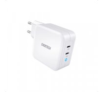 Charger CHOETECH GaN 2xUSB Type-C: 100W, PD PD6008