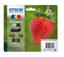 Epson Strawberry C13T29964012 tintes kārtridžs Oriģināls Melns, Tirkīzzils, Fuksīns, Dzeltens 1 pcs