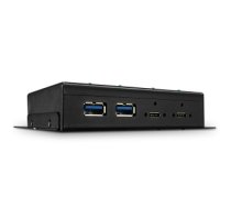 Lindy 43094 interface hub USB 3.2 Gen 2 (3.1 Gen 2) Type-C 10000 Mbit/s Black