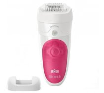 Braun Silk-épil 5 5/500 SensoSmart 28 pincetes Rozā, Balts