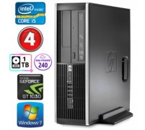 HP 8100 Elite SFF i5-750 4GB 240SSD+1TB GT1030 2GB DVD WIN7Pro