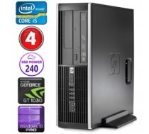 HP 8100 Elite SFF i5-750 4GB 240SSD GT1030 2GB DVD WIN10Pro