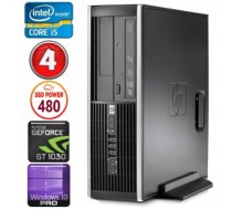 HP 8100 Elite SFF i5-750 4GB 480SSD GT1030 2GB DVD WIN10Pro