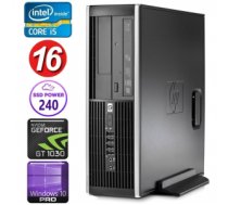 HP 8100 Elite SFF i5-750 16GB 240SSD GT1030 2GB DVD WIN10Pro