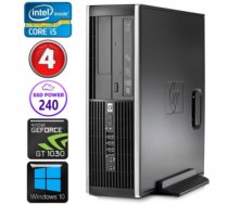 HP 8100 Elite SFF i5-750 4GB 240SSD GT1030 2GB DVD WIN10