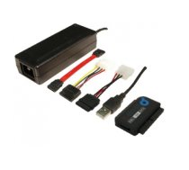 LogiLink Adapter USB 2.0 to 2.5 + 3.5 Zoll IDE + SATA HDD OTB Melns