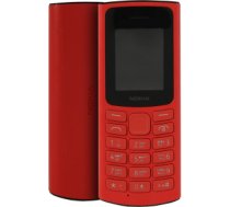 Mobilais Telefons Nokia 105 DS TA-1378 Red, 1.8 ", TFT LCD, 120 x 160  pixels, 48 MB, 128 MB, Dual SIM, Nano Sim, 3G, USB version microUSB, 1020 mAh 16VEGR01A03