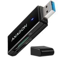 Axagon Slim super-speed USB 3.2 Gen 1 card reader with a direct USB-A connector. CRE-S2N CRE-S2N