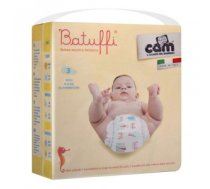 Cam Batuffi Art.V426  Ekoloģiskās autiņbiksītes 3 izmērs no 4-9kg, 20gab. 8017223001334