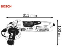 Kulmahiomakone Bosch GWS 17-125 CIE nop.säädettävä