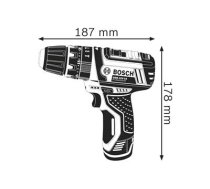 AKUMULATORA urb urbjmašīna BOSCH GSB 123V-15 2X2AH L-BOXX