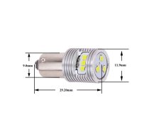 LED AUTO SPULDZE 12-24V  BA9S CANBUS 6000k 2gb.