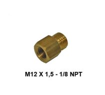 ADAPTERIS ERI M12 X 1,5 - 1/8 NPT UROS/