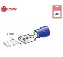 Flat terminals 2.8mm