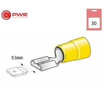 Flat terminals 9.5mm