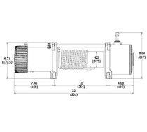 ELEKTRISKĀ VINČĀ ROCK 6800 KG 12V 20M TROS