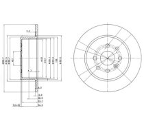 BREMŽU DISKS  DELPHI, AIZM, OPEL VECTRA / VAUXHALL VECTRA