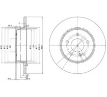 BREMŽU DISKS  DELPHI, AIZM, MERCEDES E200, E220, E230, E240, E