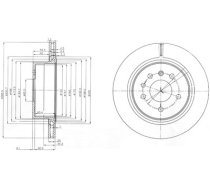 BREMŽU DISKS  DELPHI, AIZM, OPEL OMEGA / VAUXHALL OMEGA