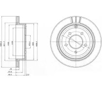 BREMŽU DISKS  DELPHI, AIZM, MAZDA MPV