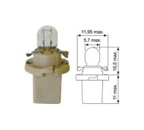 Plastic socket bulb