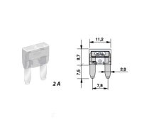 Fuse mini GM 2A