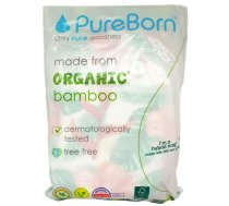 PureBorn organiskās autiņbiksītes no bambusa S3 5.5-8kg 2gab