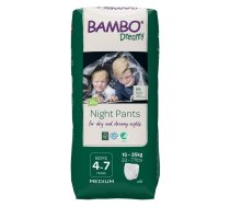 Bambo Dreamy nakts biksītes zēniem 4-7g medium 15-35kg 10gab