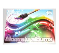 Albums akvareļu A4 15 lapas