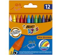 Bic Kids vaska krītiņi 12gab asorti